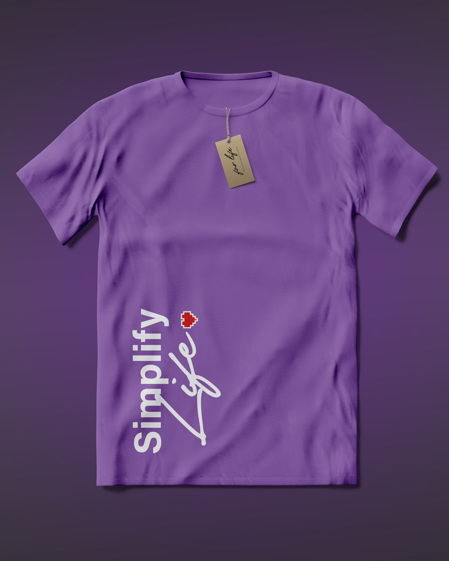 For Life Scripted Thoughts Handwritten Tee