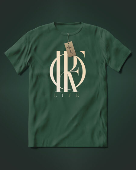 For Life Urban Typography Minimalist T-Shirt